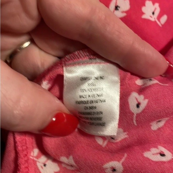 Pink Floral Women's Blouse - Picture 5 of 12